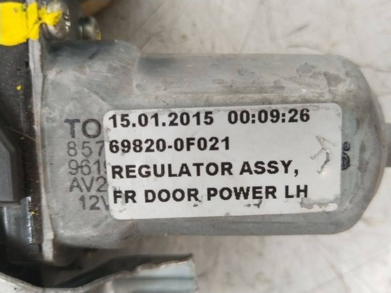 Recambio de elevalunas delantero izquierdo para toyota verso (_r2_) 1.6 d4-d (war20_) referencia OEM IAM 698200F021  857200F031