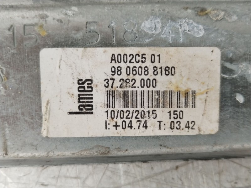 Recambio de elevalunas delantero izquierdo para peugeot 208 1.5 blue-hdi fap referencia OEM IAM 9806088180  9806081880