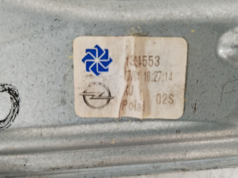 Recambio de elevalunas trasero derecho para opel insignia grand sport business referencia OEM IAM YR00194180  13464553