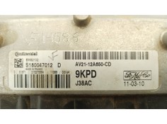 Recambio de centralita motor uce para ford fiesta vi (cb1, ccn) 1.25 referencia OEM IAM AV2112A650CD S180047012D EMS2102 2