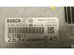 Recambio de centralita motor uce para fiat doblo cargo (263_) 1.6 d multijet referencia OEM IAM 51899611  0281017012 2