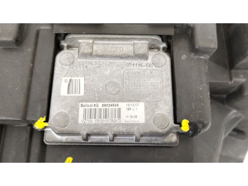 Recambio de faro derecho para citroën c5 iii (rd_) 2.2 hdi (rd4hth) referencia OEM IAM 6206J0  9684845080