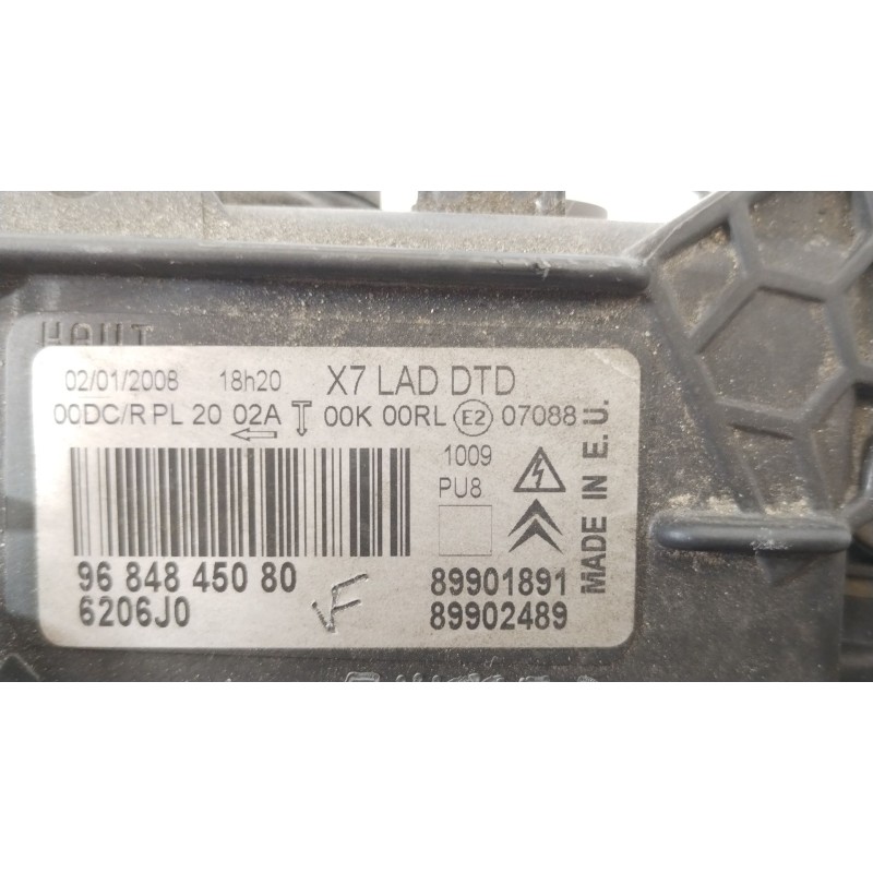 Recambio de faro derecho para citroën c5 iii (rd_) 2.2 hdi (rd4hth) referencia OEM IAM 6206J0  9684845080