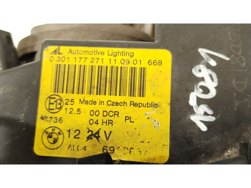 Recambio de faro izquierdo para bmw 3 (e46) 320 d referencia OEM IAM 63127165775  0301177271