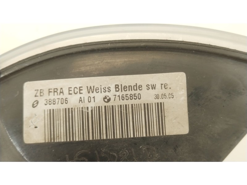 Recambio de piloto delantero derecho para bmw 3 (e46) 320 d referencia OEM IAM 7165850  388706
