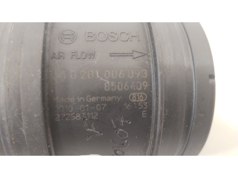 Recambio de caudalimetro para bmw 3 (e90) 320 d referencia OEM IAM 8506409  0281006093