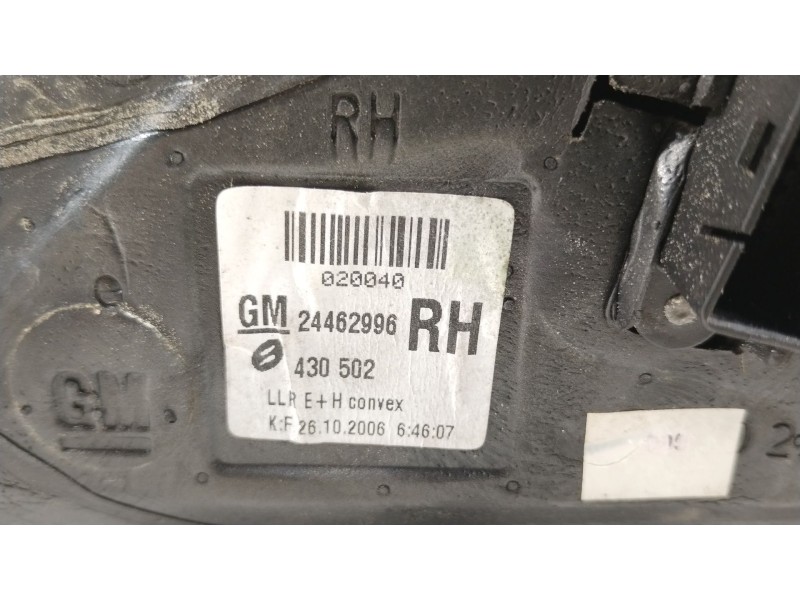 Recambio de retrovisor derecho para opel astra h (a04) 1.7 cdti (l48) referencia OEM IAM 24462996  