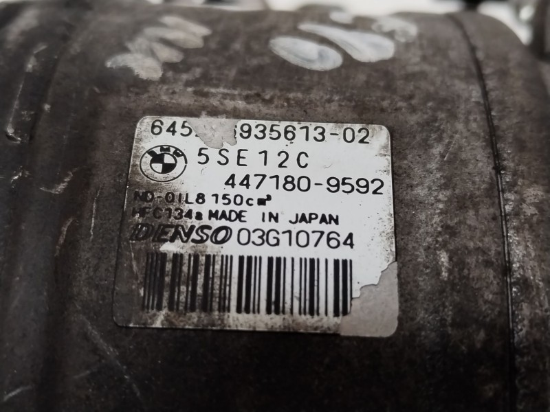 Recambio de compresor aire acondicionado para bmw 3 (e90) 320 d referencia OEM IAM 64526935613 03G10764 4471809592