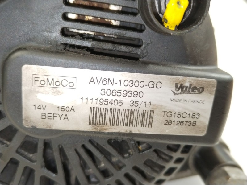 Recambio de alternador para mazda 3 sedán (bl) 1.6 mzr cd (bl14) referencia OEM IAM AV6N10300GC  