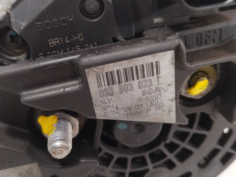 Recambio de alternador para seat leon (1m1) 1.9 tdi referencia OEM IAM 038903023L  