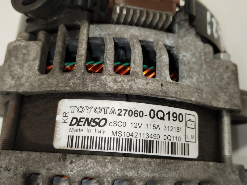 Recambio de alternador para toyota aygo x-cite referencia OEM IAM 270600Q190  MS10742113490