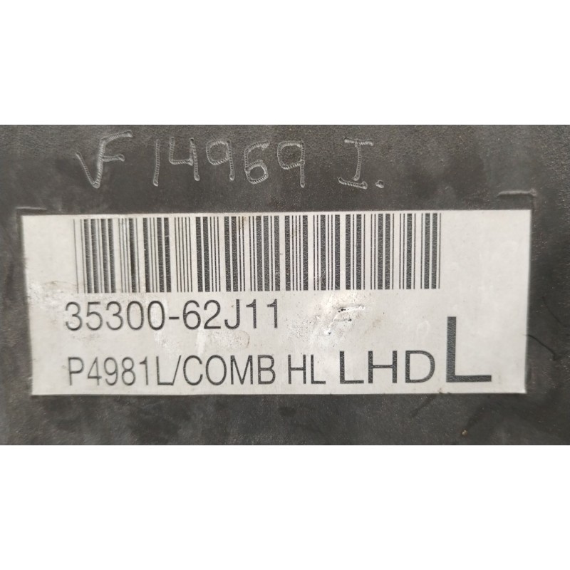 Recambio de faro izquierdo para suzuki swift iii (mz, ez) 1.3 (rs 413) referencia OEM IAM 3530062J11  3532062J11