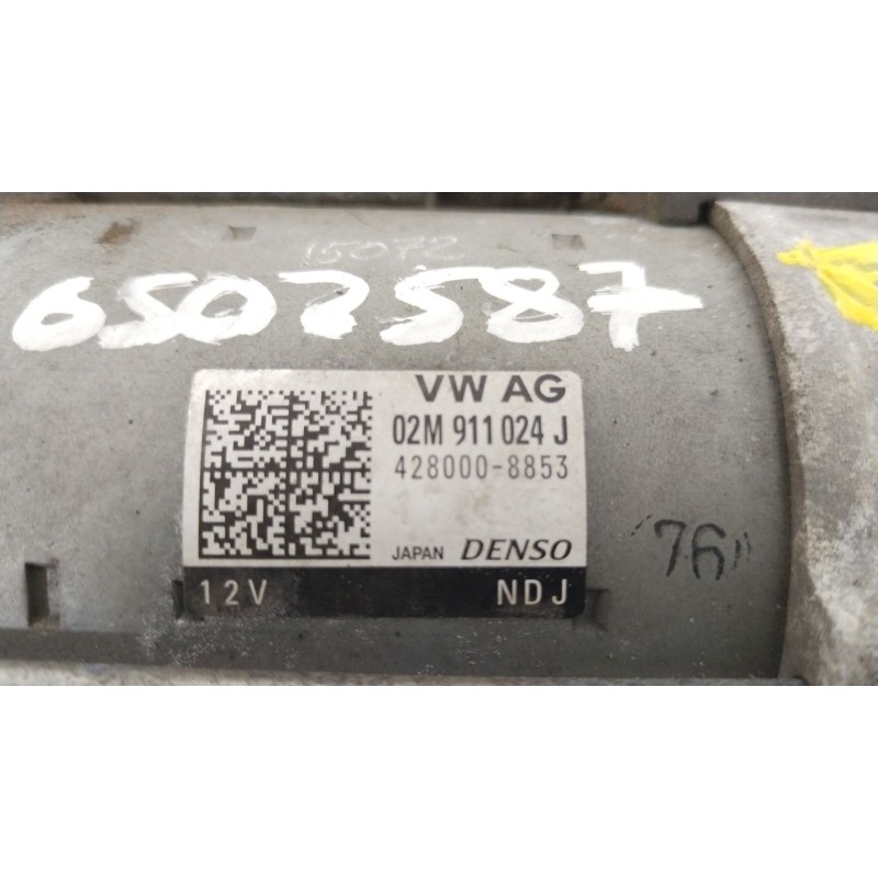 Recambio de motor arranque para seat ibiza v (kj1, kjg) 1.0 tsi referencia OEM IAM 02M911024J  4280008853