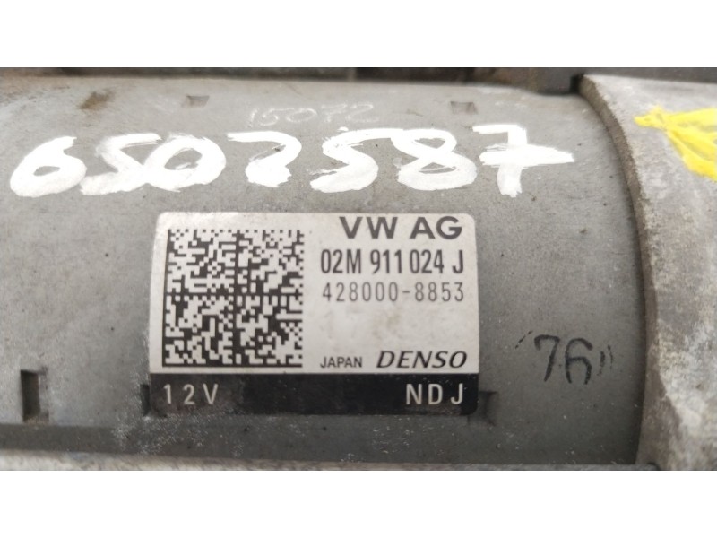 Recambio de motor arranque para seat ibiza v (kj1, kjg) 1.0 tsi referencia OEM IAM 02M911024J  4280008853