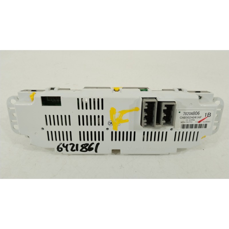 Recambio de mando climatizador para citroën c4 aircross 1.6 hdi 115 referencia OEM IAM 7820A806  1612376780