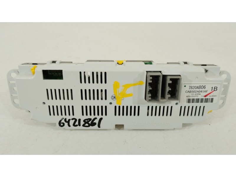 Recambio de mando climatizador para citroën c4 aircross 1.6 hdi 115 referencia OEM IAM 7820A806  1612376780