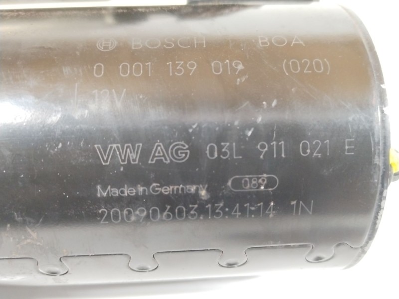 Recambio de motor arranque para audi a4 b8 avant (8k5) 2.0 tdi referencia OEM IAM 03L911021E  