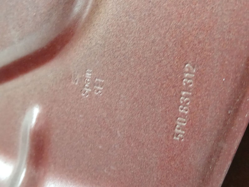 Recambio de puerta delantera derecha para seat altea (5p1) 1.9 tdi referencia OEM IAM 5P0831312  