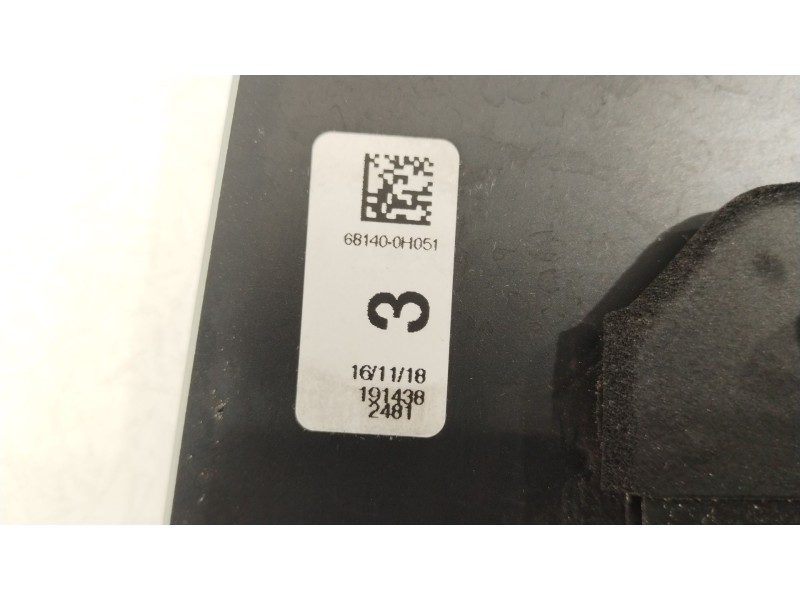 Recambio de luna trasera izquierda para toyota aygo x-cite referencia OEM IAM 681400H051  43R00048