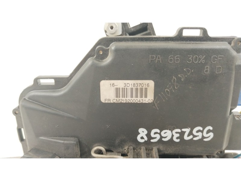 Recambio de cerradura puerta delantera derecha para seat altea (5p1) stylance / style referencia OEM IAM 3D1837016  