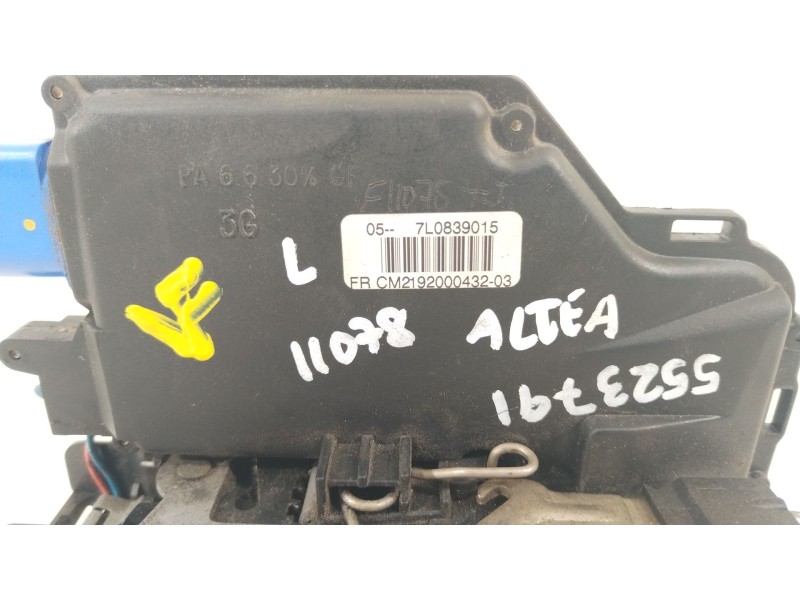 Recambio de cerradura puerta trasera izquierda para seat altea (5p1) stylance / style referencia OEM IAM 7L0839015  