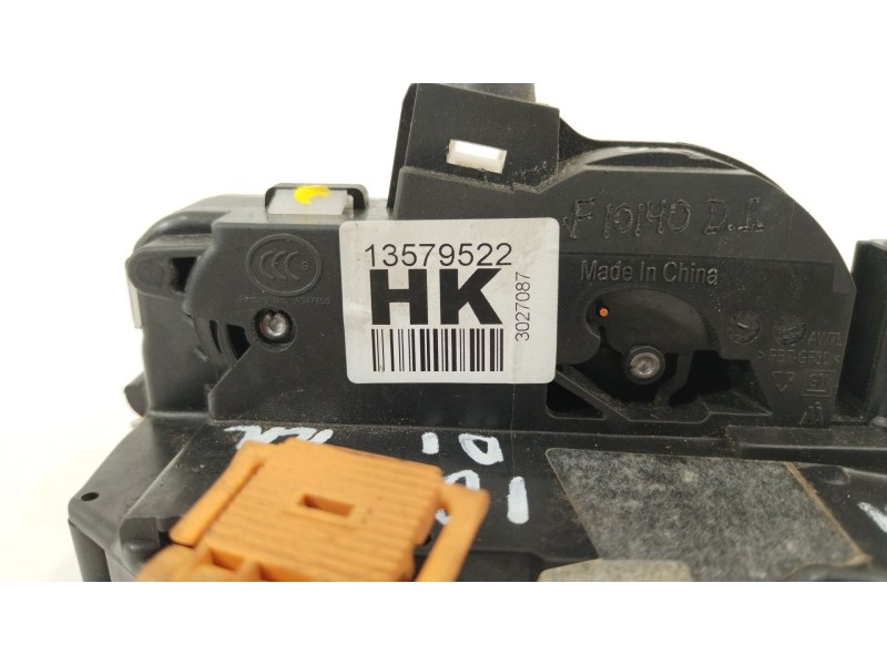 Recambio de cerradura puerta delantera izquierda para opel adam unlimited ecoflex referencia OEM IAM 13579522  