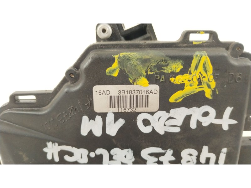 Recambio de cerradura puerta delantera derecha para seat toledo ii (1m2) 1.9 tdi referencia OEM IAM 3B1837016AD  