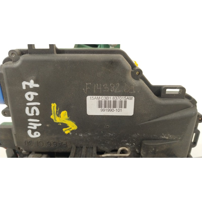 Recambio de cerradura puerta delantera izquierda para volkswagen polo iv (9n_, 9a_) 1.4 16v referencia OEM IAM 3B1837015AM  