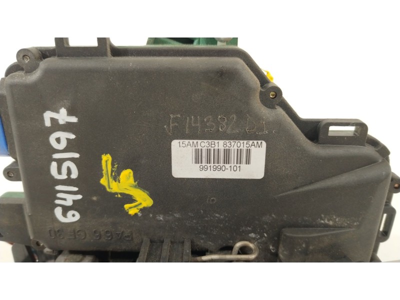 Recambio de cerradura puerta delantera izquierda para volkswagen polo iv (9n_, 9a_) 1.4 16v referencia OEM IAM 3B1837015AM  