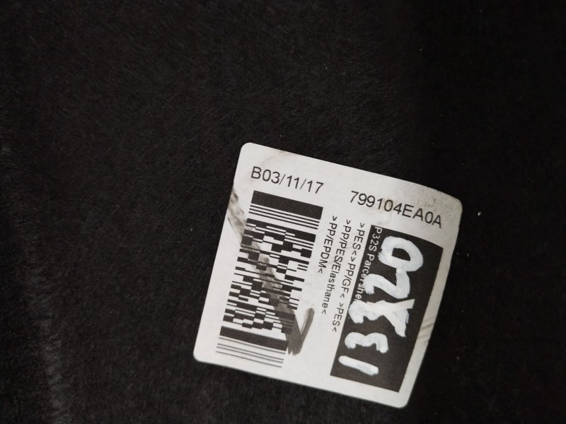 Recambio de bandeja trasera para nissan qashqai ii (j11, j11_) 1.5 dci referencia OEM IAM 799104EA0A  