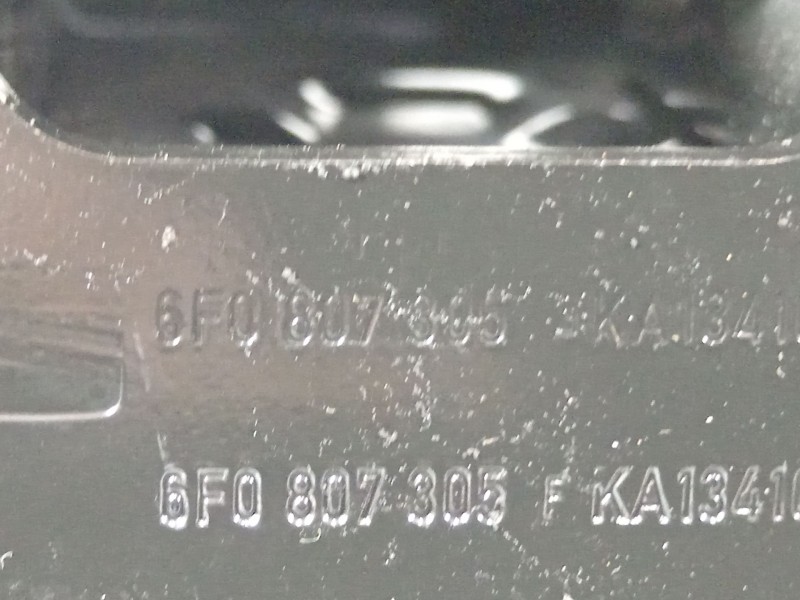 Recambio de refuerzo paragolpes trasero para seat ibiza v (kj1, kjg) 1.0 tsi referencia OEM IAM 6F0807305  