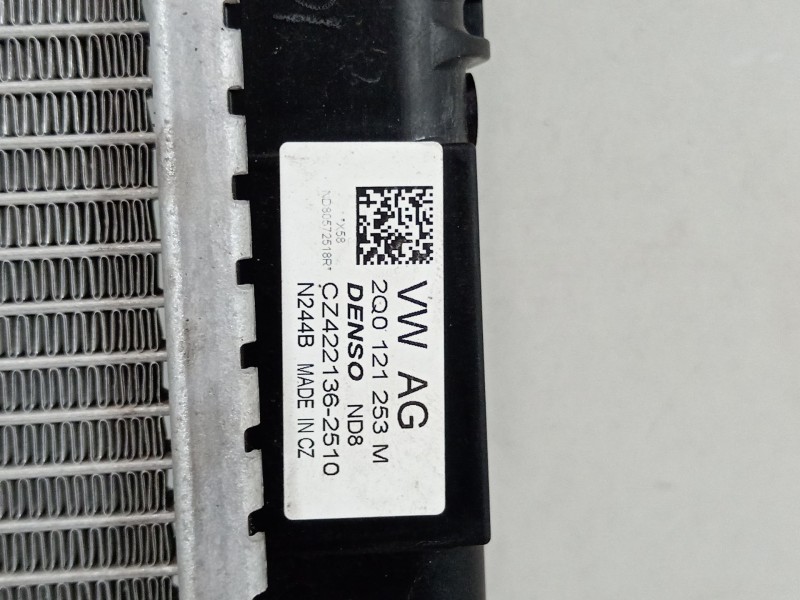 Recambio de radiador agua para seat ibiza v (kj1, kjg) 1.0 tsi referencia OEM IAM 2Q0121253M  