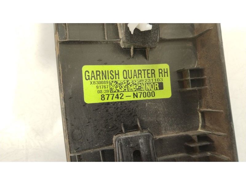 Recambio de aletin trasero derecho para hyundai tucson (nx4e, nx4a) 1.6 t-gdi plug-in-hybrid htrac referencia OEM IAM 87742N7000