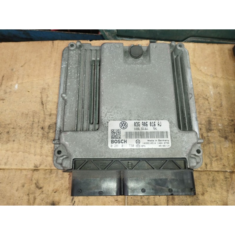 Recambio de centralita motor uce para seat leon (1p1) 2.0 tdi 16v referencia OEM IAM 03G906016AJ  0281011730