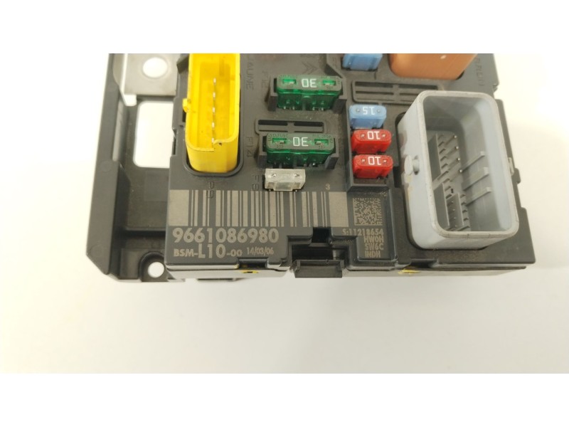 Recambio de caja reles / fusibles para peugeot 207/207+ (wa_, wc_) 1.6 hdi referencia OEM IAM 9661086980  6500FH