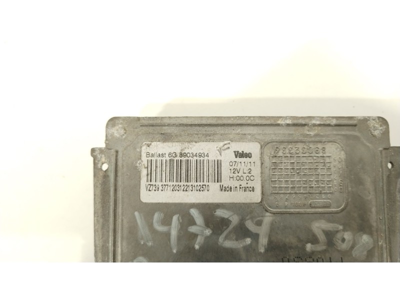 Recambio de centralita faros xenon para peugeot 508 sw i (8e_) 2.0 hdi referencia OEM IAM 6G89034934  