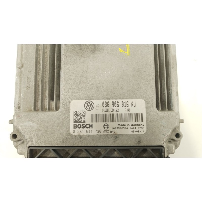 Recambio de centralita motor uce para seat leon (1p1) 2.0 tdi 16v referencia OEM IAM 03G906016AJ  0281011730