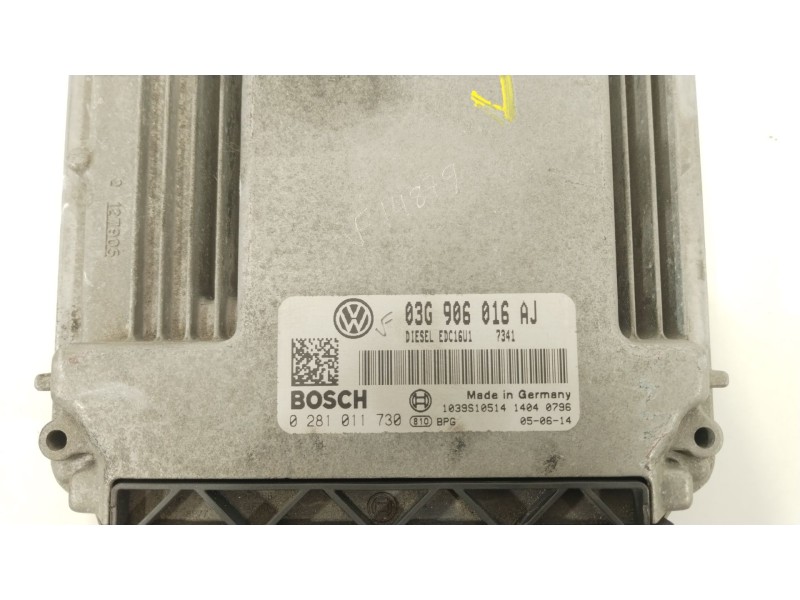 Recambio de centralita motor uce para seat leon (1p1) 2.0 tdi 16v referencia OEM IAM 03G906016AJ  0281011730