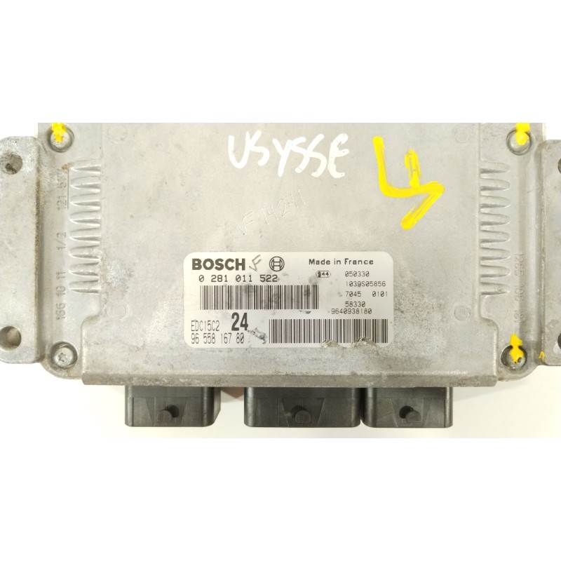 Recambio de centralita motor uce para fiat ulysse (179_) 2.2 jtd referencia OEM IAM 9655816780 9659520280 0281011522