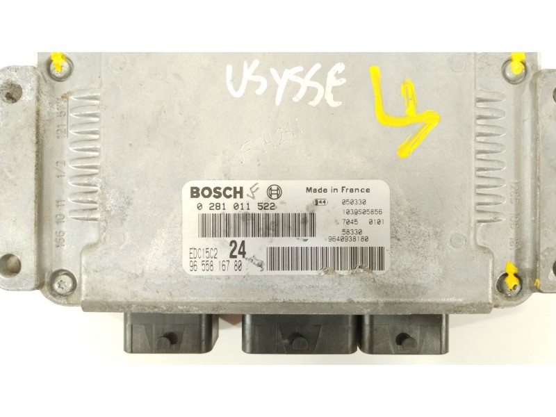 Recambio de centralita motor uce para fiat ulysse (179_) 2.2 jtd referencia OEM IAM 9655816780 9659520280 0281011522