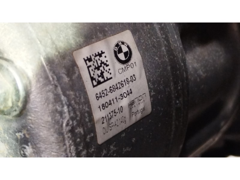 Recambio de compresor aire acondicionado para bmw x2 (f39) sdrive18d referencia OEM IAM 64526842618 21137510 1804113044