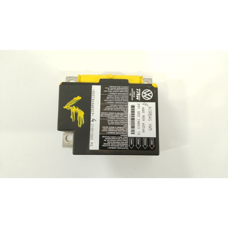 Recambio de centralita airbag para seat cordoba (6l2) 1.9 tdi referencia OEM IAM 6Q0909605AD  21051003