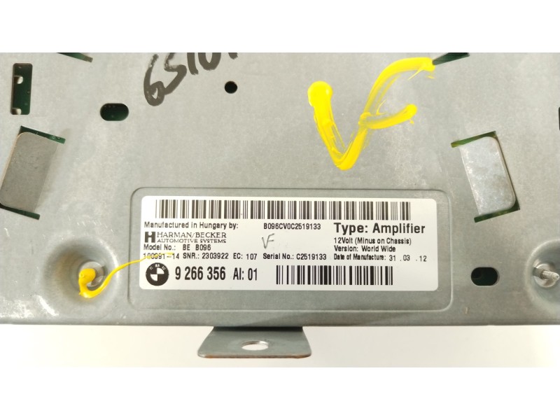 Recambio de amplificador para bmw 5 touring (f11) 525 d xdrive referencia OEM IAM 9266356  