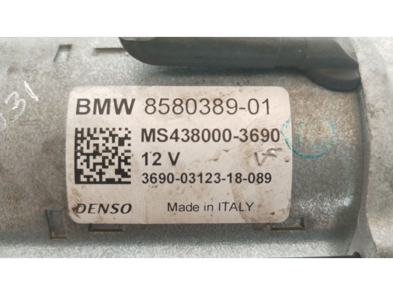 Recambio de motor arranque para bmw x2 (f39) sdrive18d referencia OEM IAM 8580389 MS4380003690 12418580389
