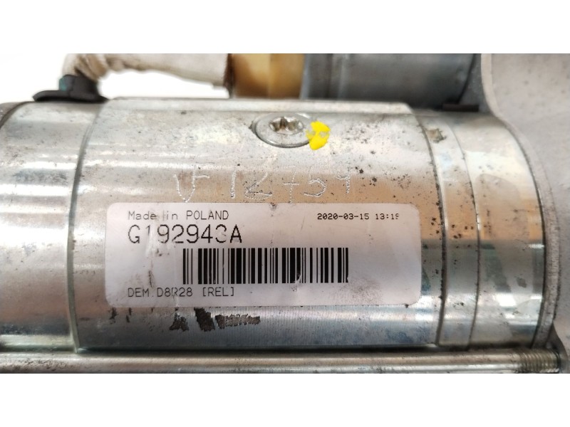 Recambio de motor arranque para peugeot 308 gt referencia OEM IAM G192943A  5802AW