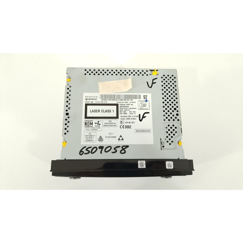 Recambio de sistema navegacion gps para nissan juke (f15) 1.6 dig-t nismo rs referencia OEM IAM 25915BV92A  