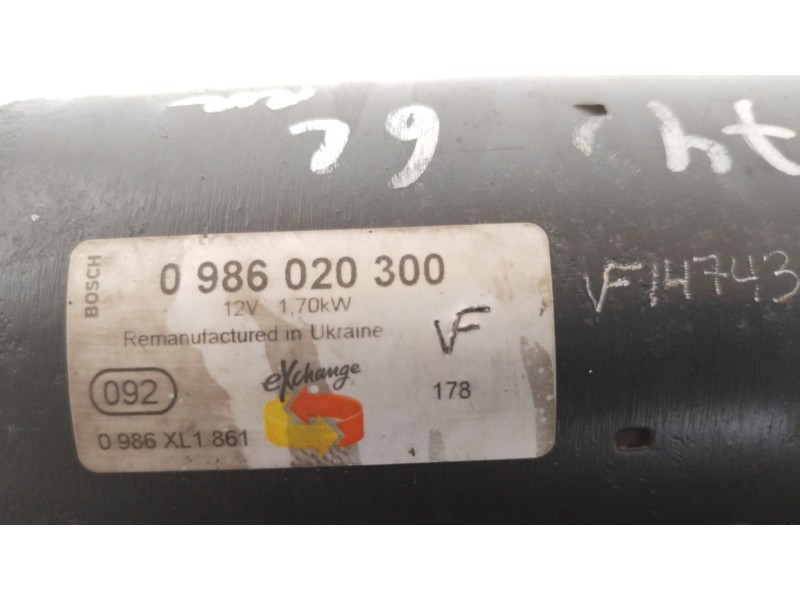 Recambio de motor arranque para seat ibiza iii (6l1) 1.9 sdi referencia OEM IAM 2T911024  0986020300