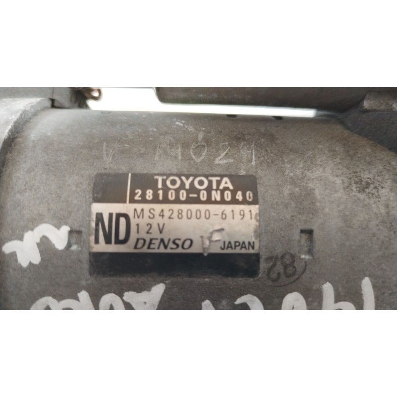 Recambio de motor arranque para toyota auris (_e18_) 1.4 d-4d (nde180_) referencia OEM IAM 281000N040  MS4280006191