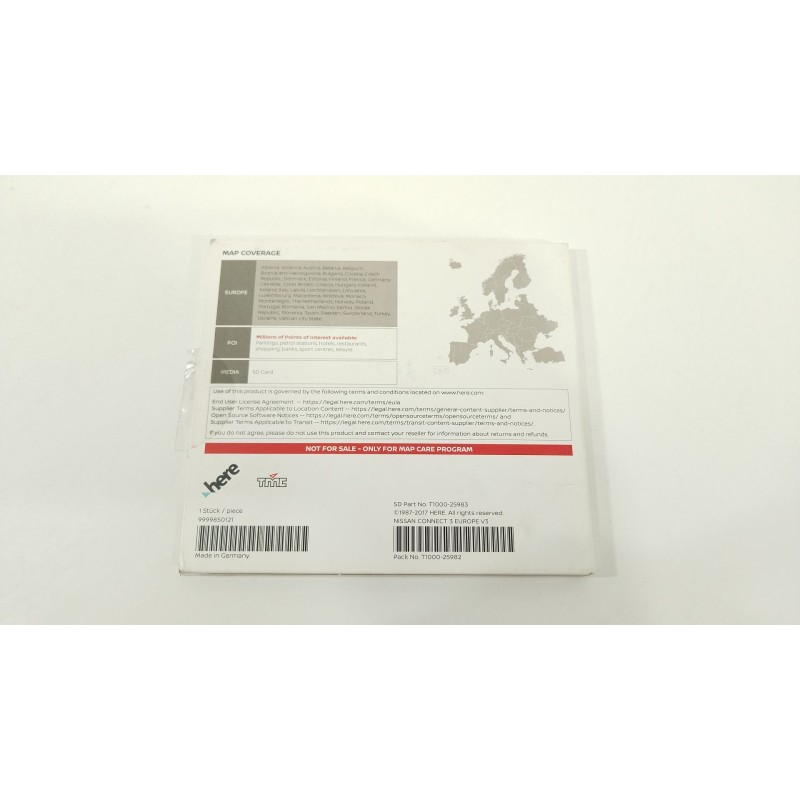 Recambio de sistema navegacion gps para nissan juke (f15) 1.6 dig-t nismo rs referencia OEM IAM 259204EA0C  