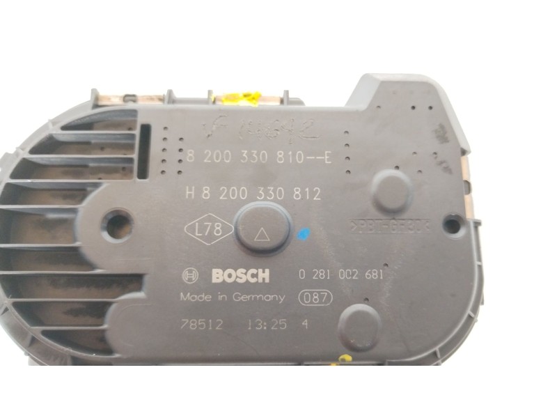 Recambio de caja mariposa para nissan primastar furgoneta (x83) 2.0 dci 115 referencia OEM IAM 1471500Q0A 0281002681 8200330810E